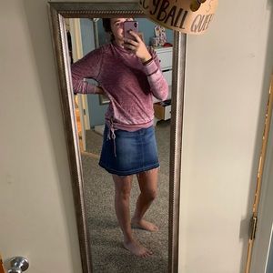 Long sleeve maroon shirt